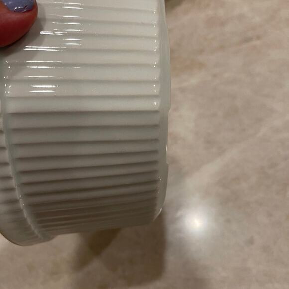 Apilco France vintage souffle' dish 7-3/4” - Picture 9 of 12